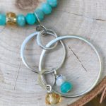 Sterling Silver and Amazonite Pendant