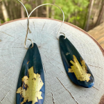 Sterling Silver and 24K Gold KeumBoo Earrings