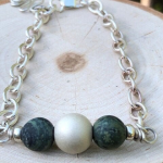 Sterling Silver and Gemstone Bracelet