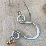 Sterling Silver, 14K Gold, and Gemstone Ring